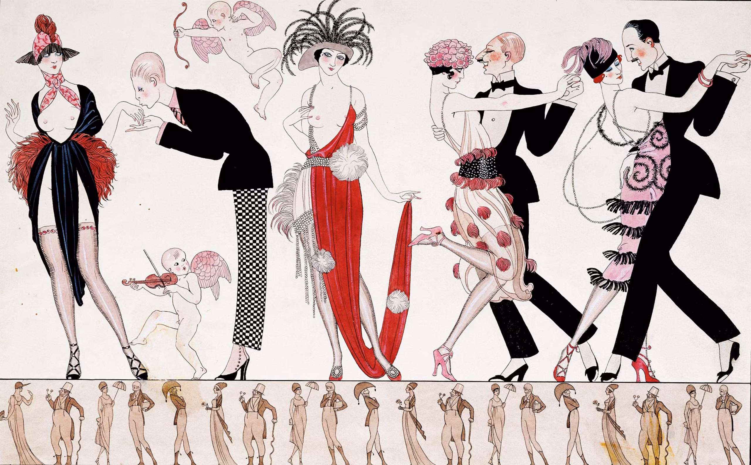 乔治·巴比耶的插画《El Tango》